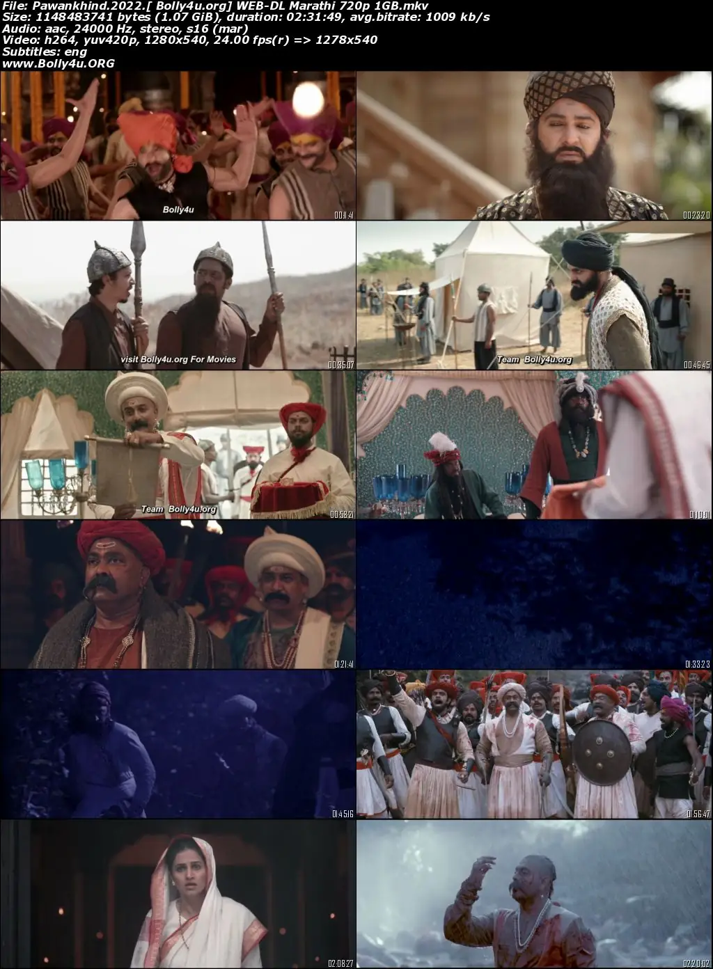 Pawankhind 2022 WEB-DL Marathi Movie Download 720p  480p