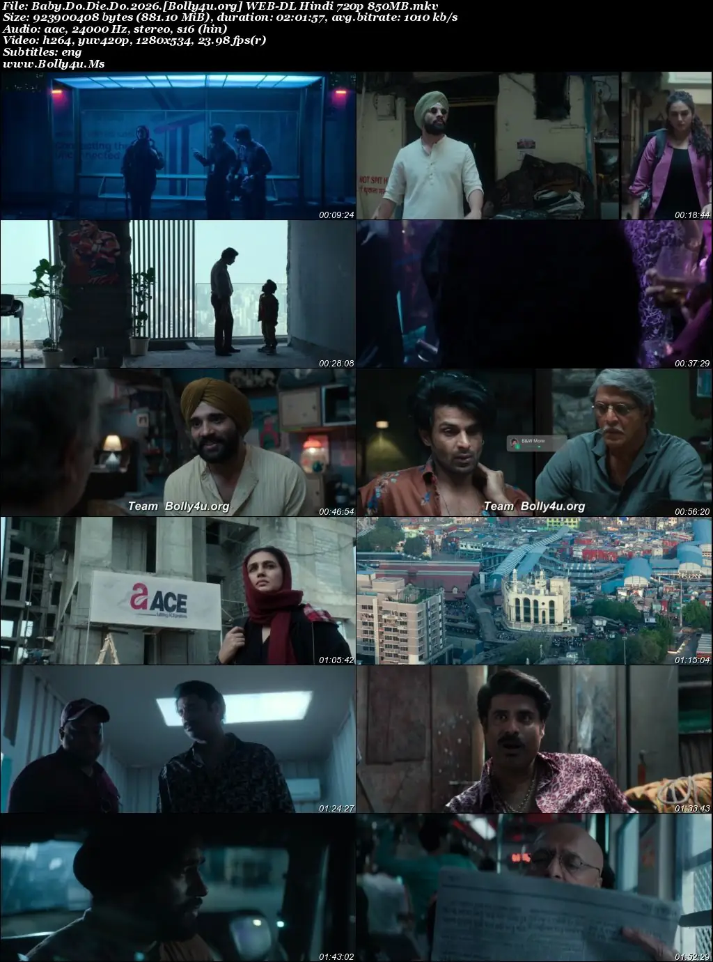 Baby Do Die Do 2026 WEB-DL Hindi Full Movie Download 1080p  720p  480p