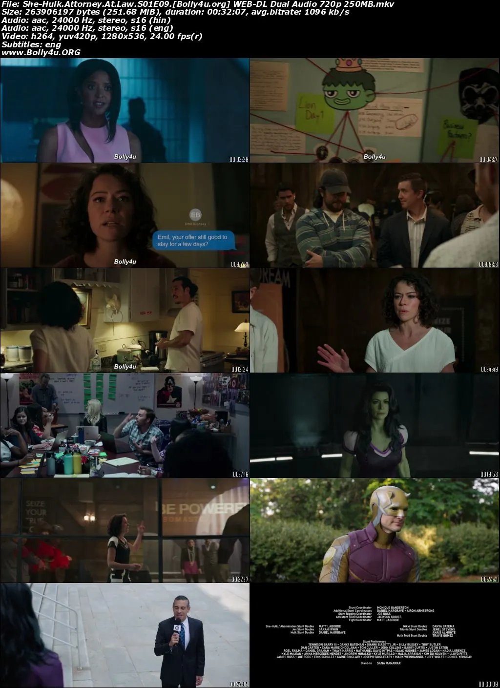 She-Hulk Attorney at Law 2022 WEB-DL Hindi Dual Audio ORG S01 Complete Download 720p