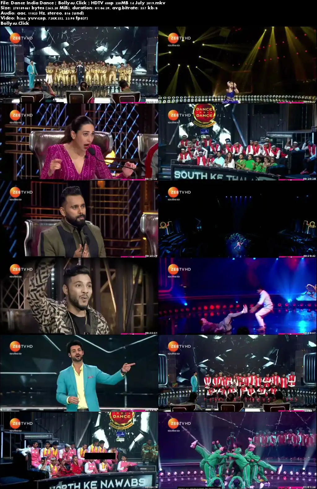 Dance India Dance HDTV 480p 250MB 14 July 2019 Download Dance India Dance HDTV 480p 250MB 14 July 2019 Download