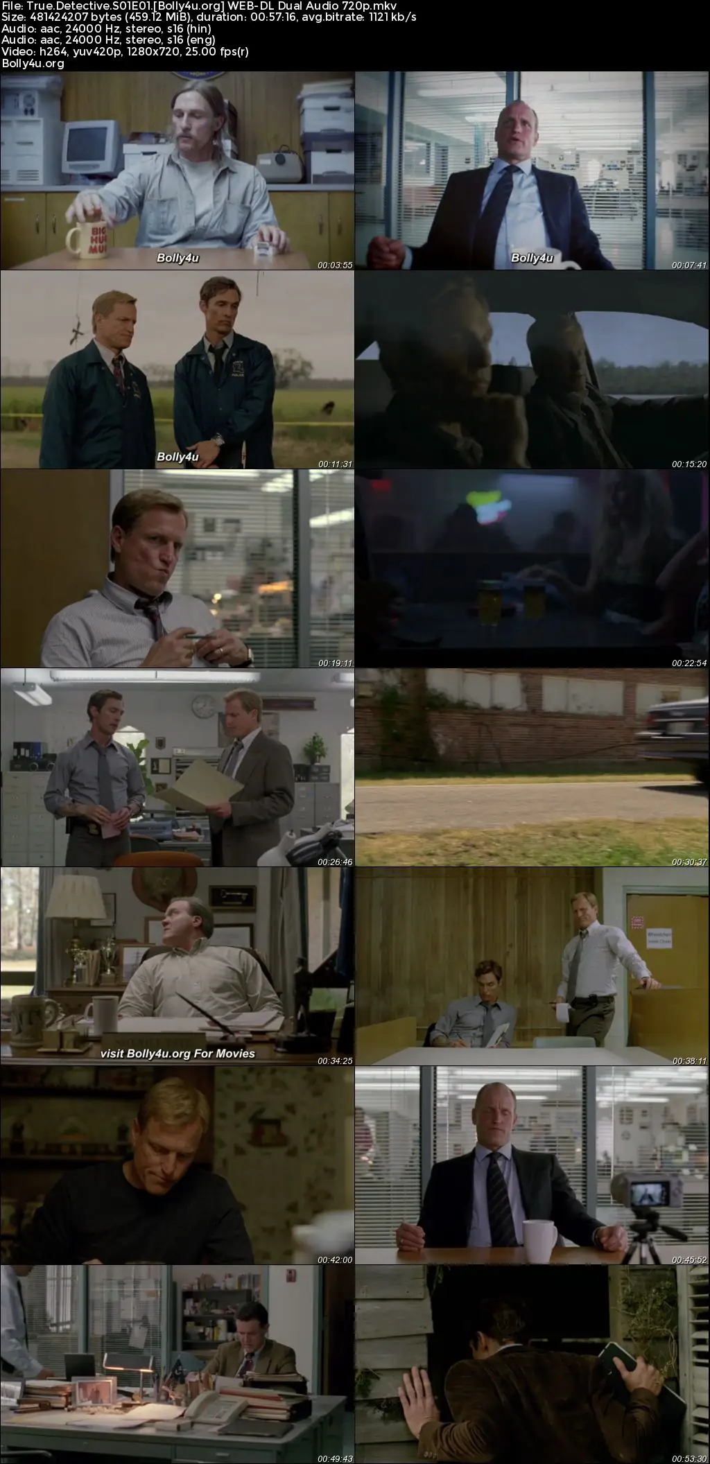 True Detective 2014 WEB-DL Hindi Dual Audio ORG S01 Complete Download 720p  480p