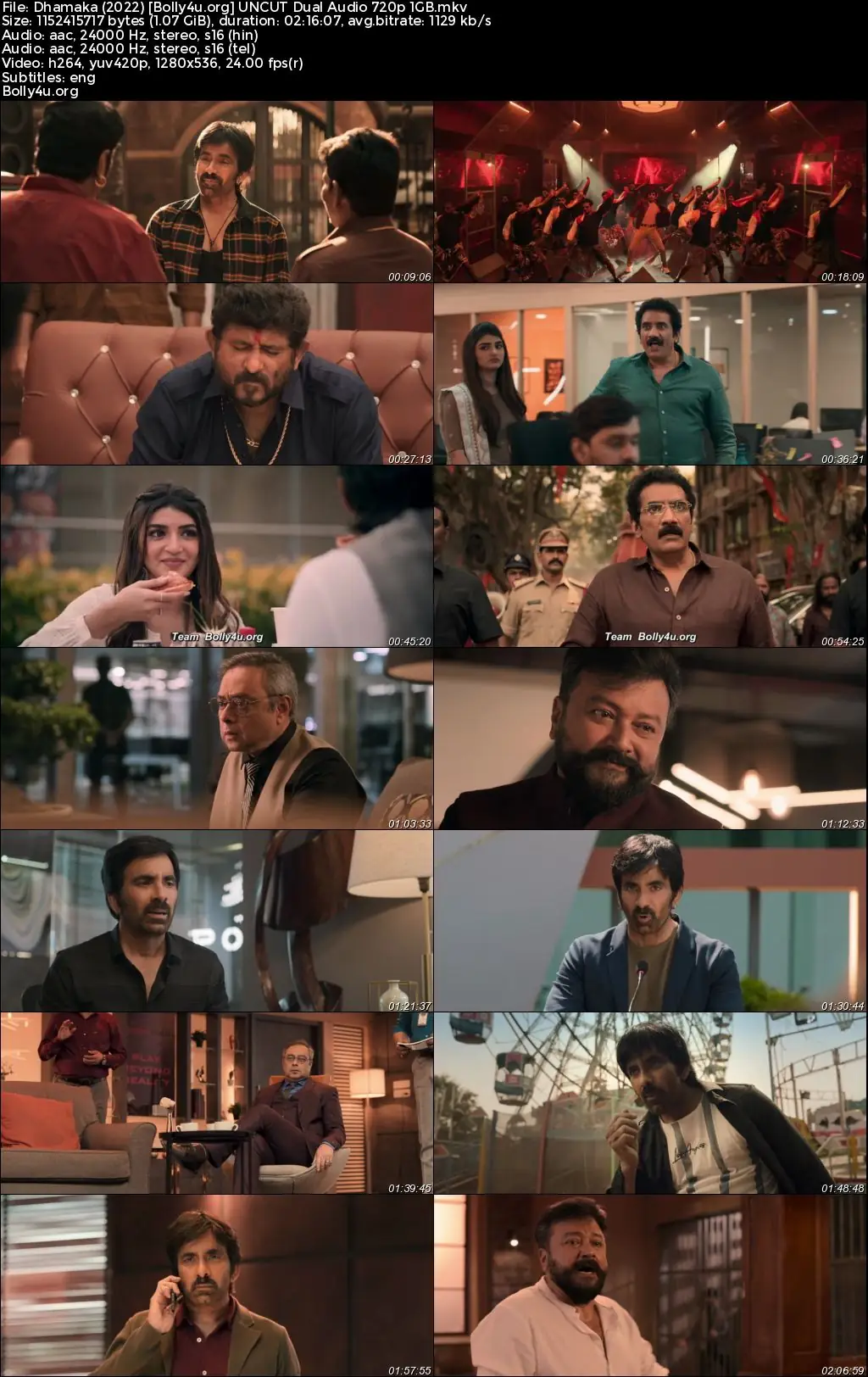 Dhamaka 2022 WEB-DL UNCUT Hindi Dual Audio ORG Full Movie Download 1080p  720p  480p