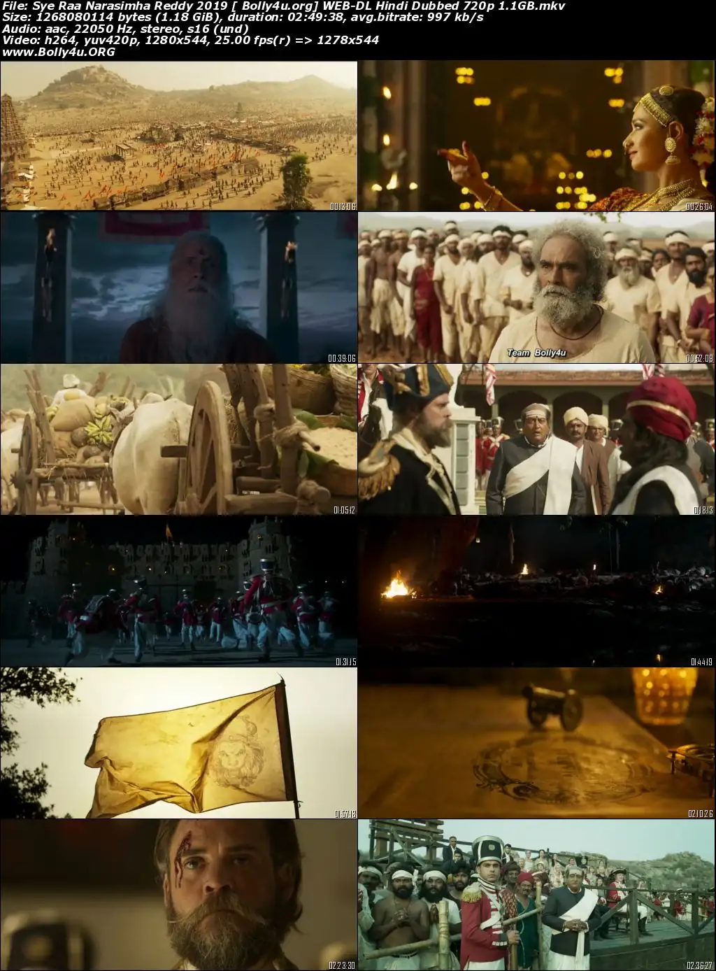 Sye Raa Narasimha Reddy 2019 WEB-DL 1.2GB Hindi ORG 720p Download