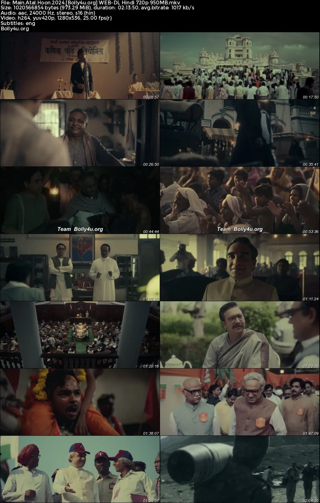 Main Atal Hoon 2024 WEB-DL Hindi Full Movie Download 1080p  720p  480p