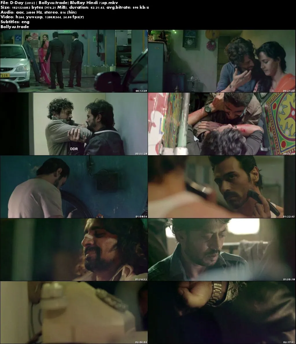 D-Day 2013 BluRay 400Mb Full Hindi Movie Download 480p