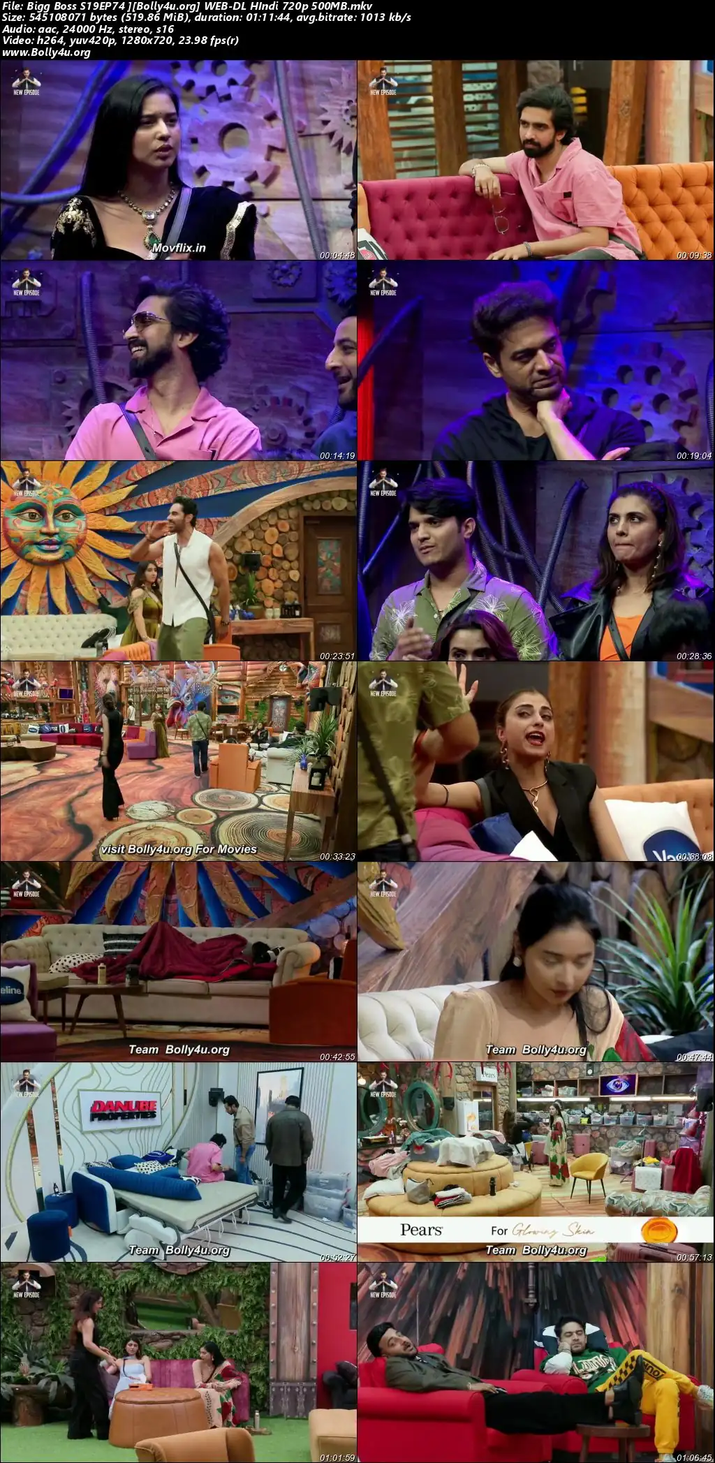 Bigg Boss 2025 WEB-DL Hindi S19EP74 Download 720p  480p