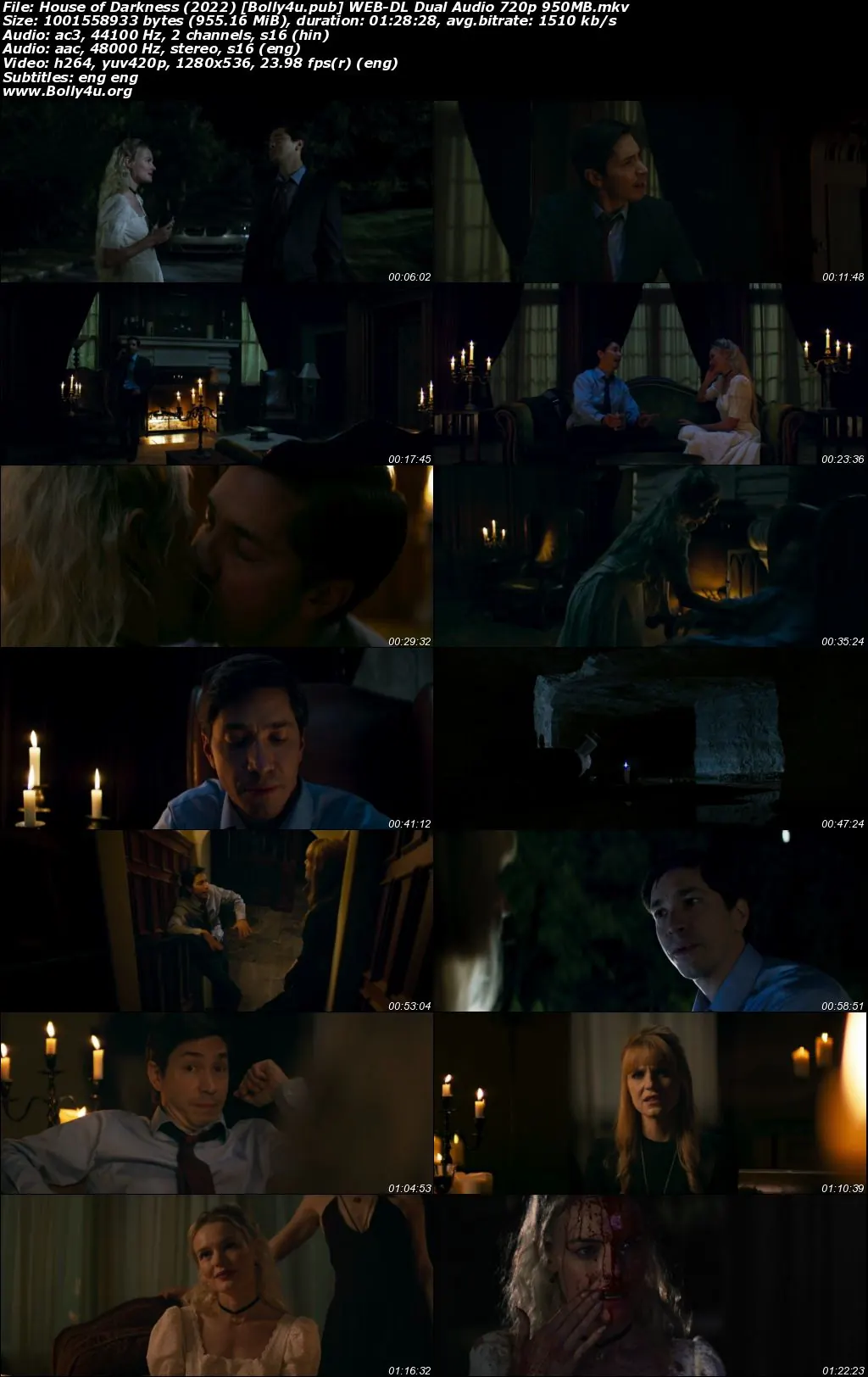 House of Darkness 2022 WEB-DL Hindi Dual Audio Full Movie Download 720p  480p