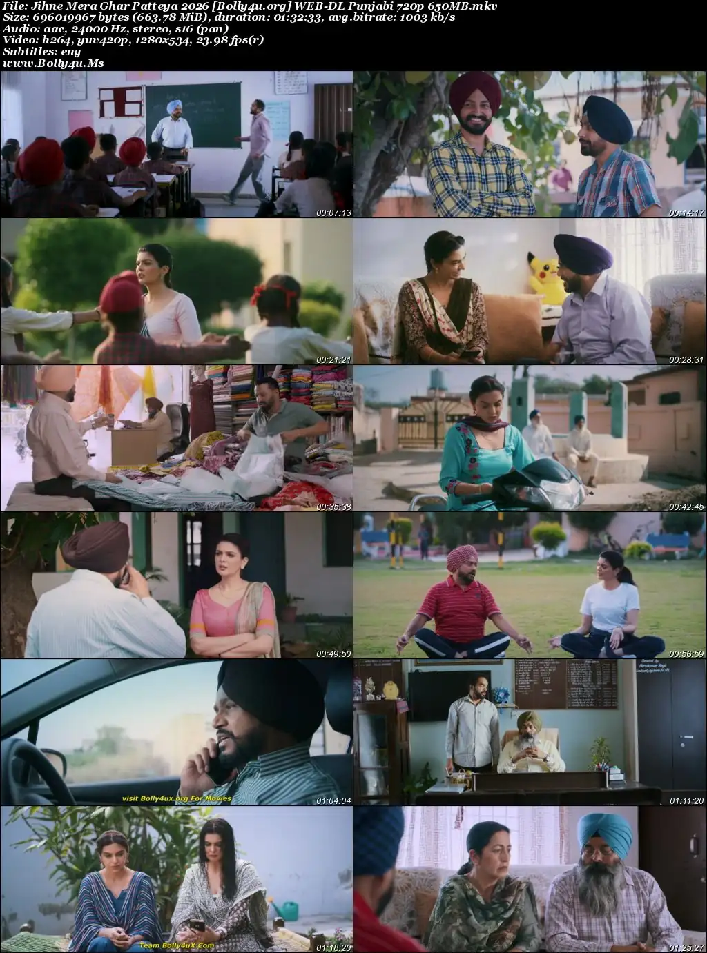 Jihne Mera Ghar Patteya 2026 WEB-DL Punjabi Full Movie Download 1080p  720p  480p
