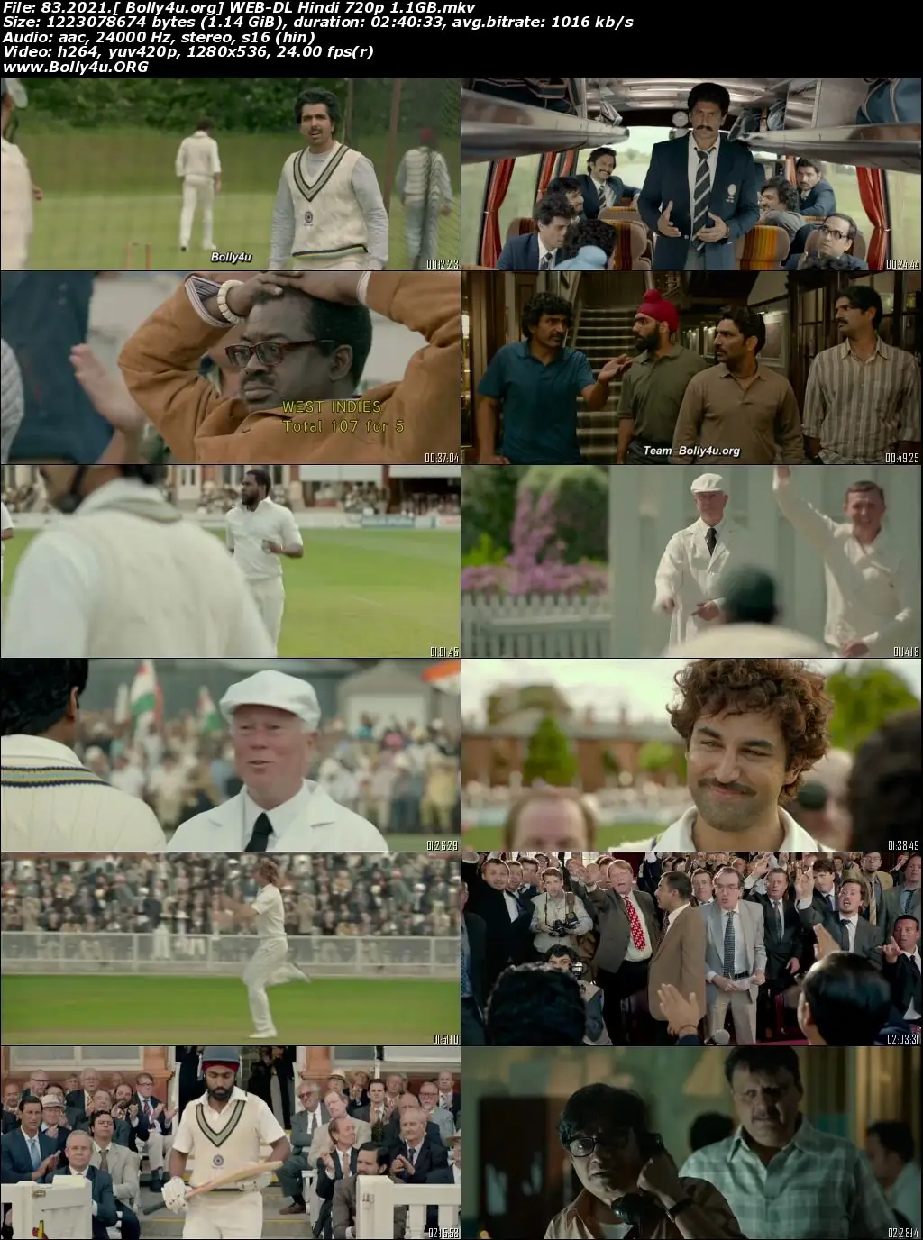 83 2021 WEB-DL Full Hindi Movie Download 720p  480p