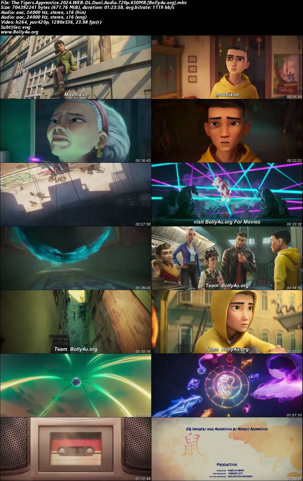 The Tigers Apprentice 2024 WEB-DL Hindi Dual Audio ORG Full Movie Download 1080p  720p  480p