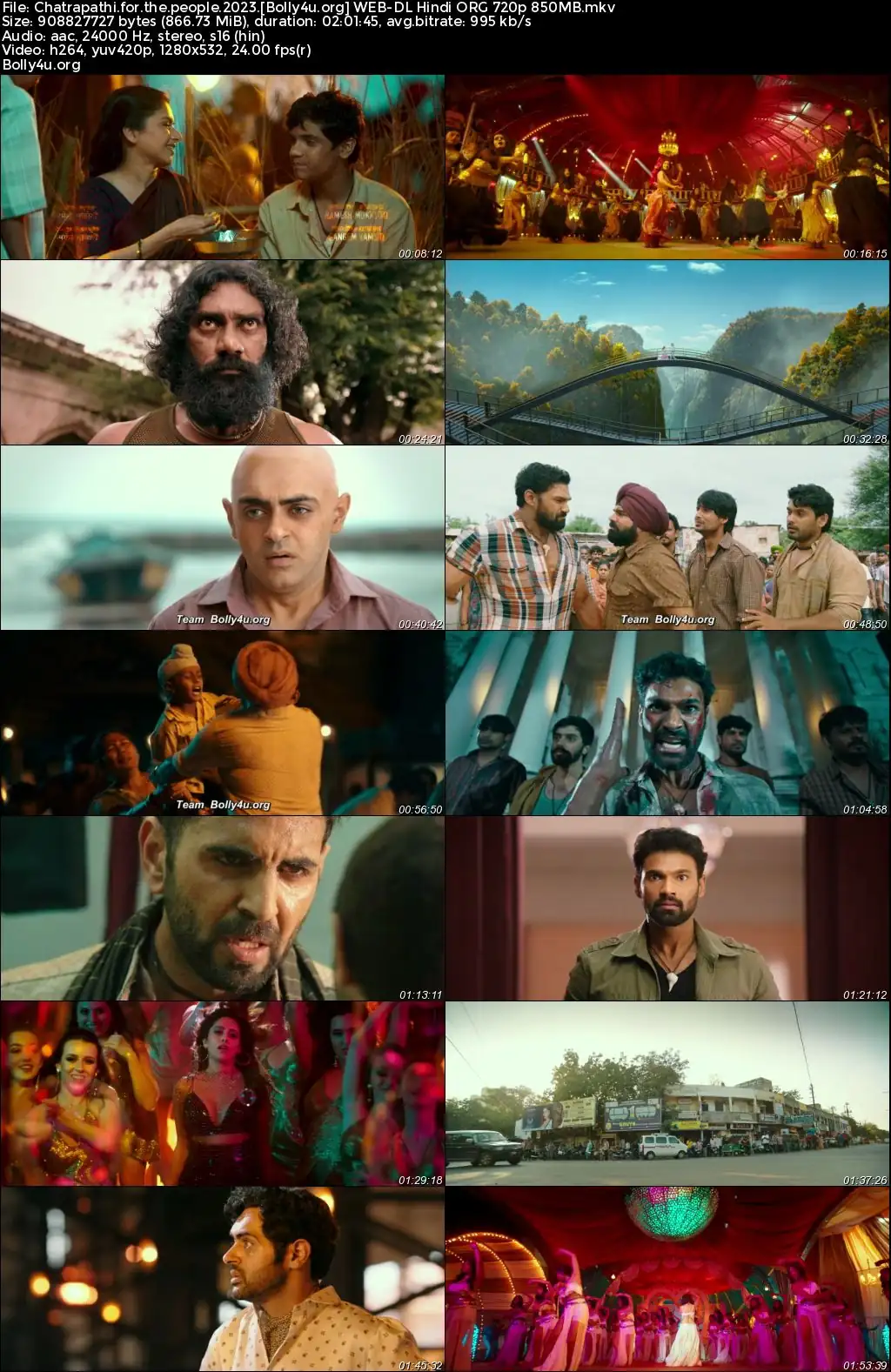 Chatrapathi 2023 WEB-DL Hindi Dubbed ORG Full Movie Download 1080p  720p  480p