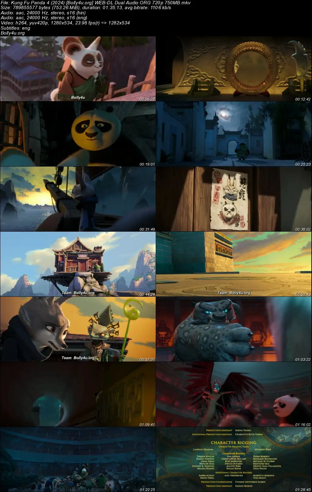 Kung Fu Panda 4 2024 WEB-DL Hindi Dual Audio ORG Full Movie Download 1080p  720p  480p