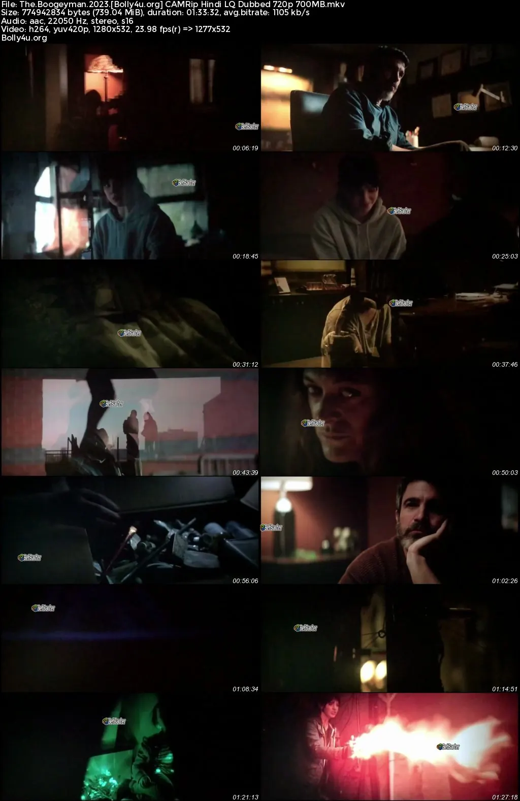 The Boogeyman 2023 CAMRip Hindi LQ Dubbed Full Movie Download 1080p  720p  480p