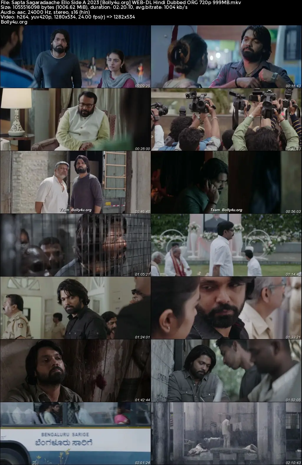 Sapta Sagaradaache Ello Side A 2023 WEB-DL Hindi Dubbed ORG Full Movie Download 1080p  720p  480p