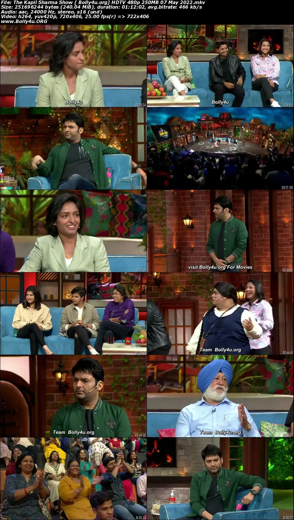 The Kapil Sharma Show HDTV 480p 250MB 07 May 2022 Download