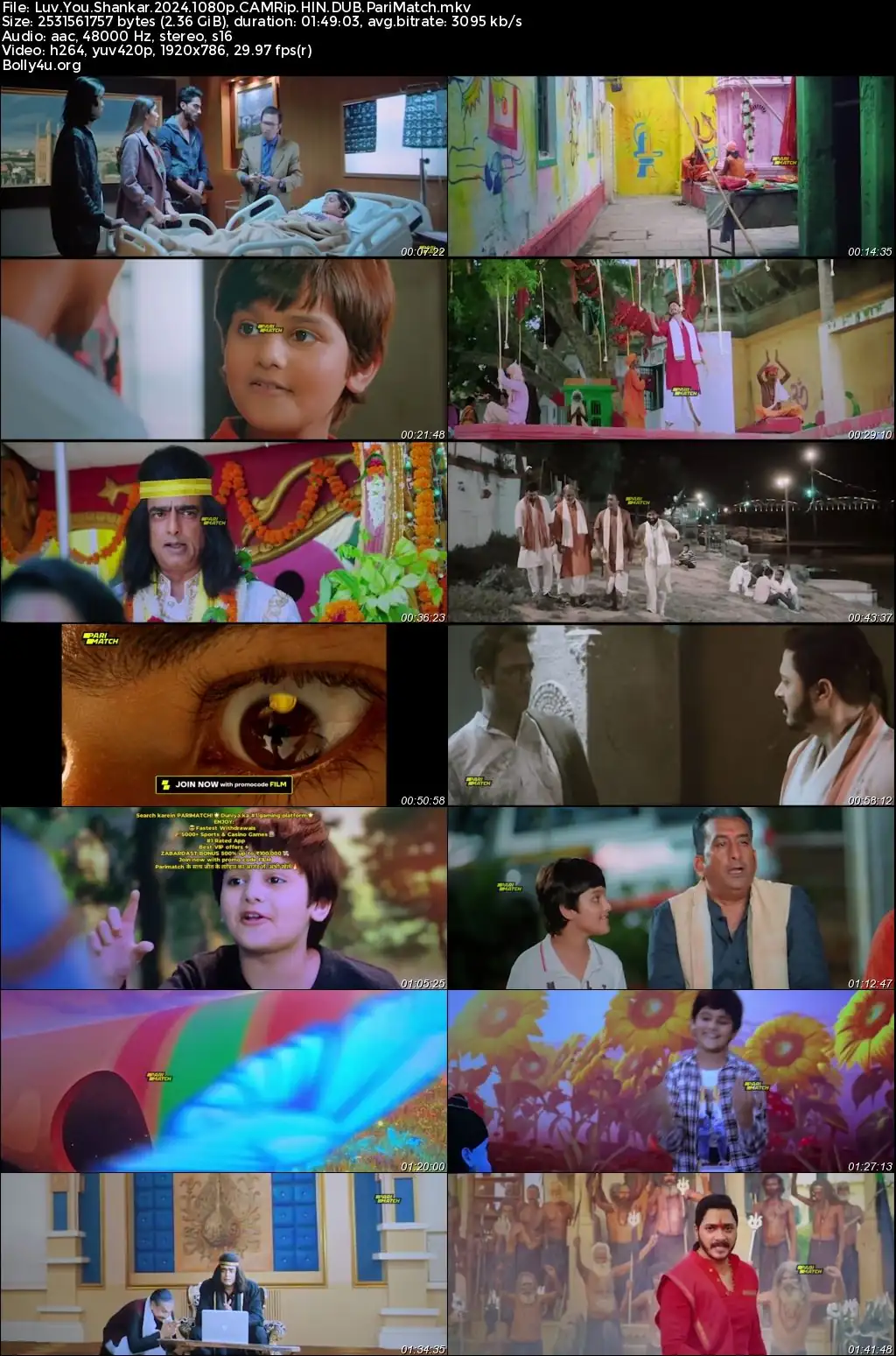 Luv You Shankar 2024 HDTS Hindi Full Movie Download 1080p  720p  480p
