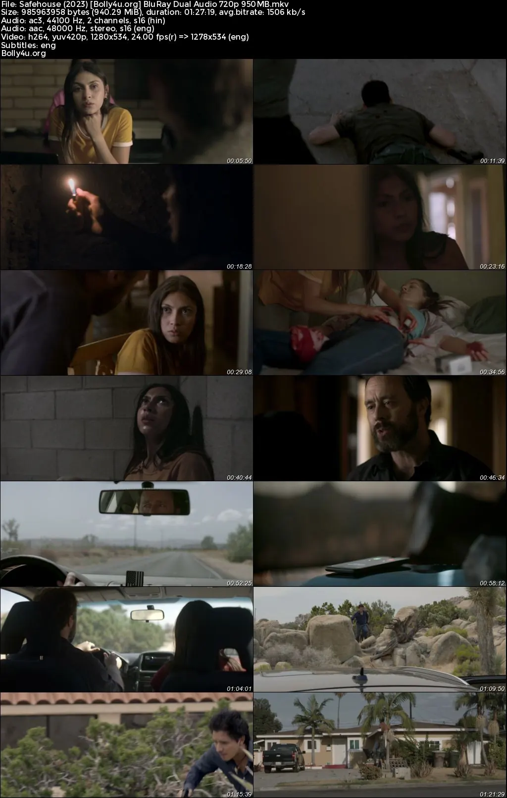 Safehouse 2023 BluRay Hindi Dual Audio Full Movie Download 720p  480p