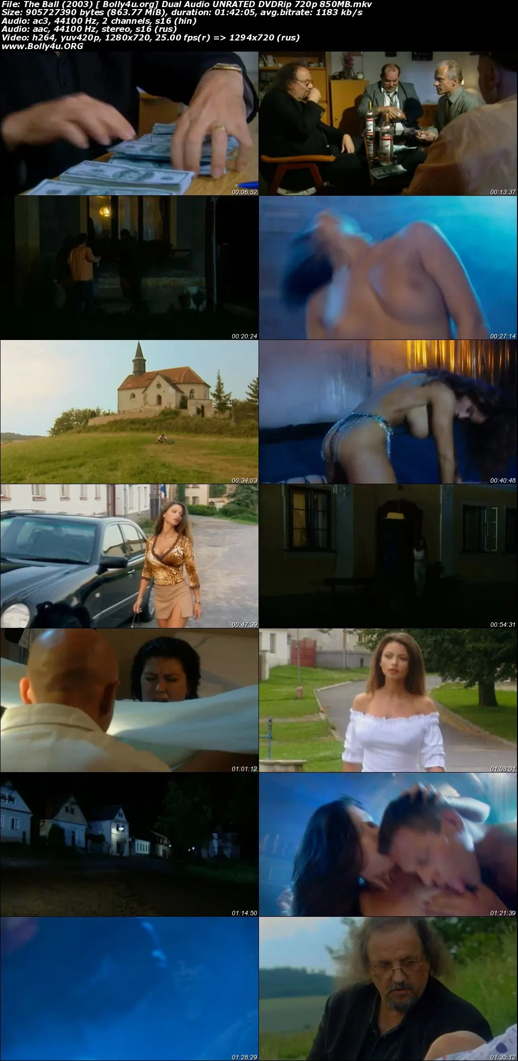  The Ball 2003 DVDRip 350MB UNRATED Hindi Dual Audio 480p Download