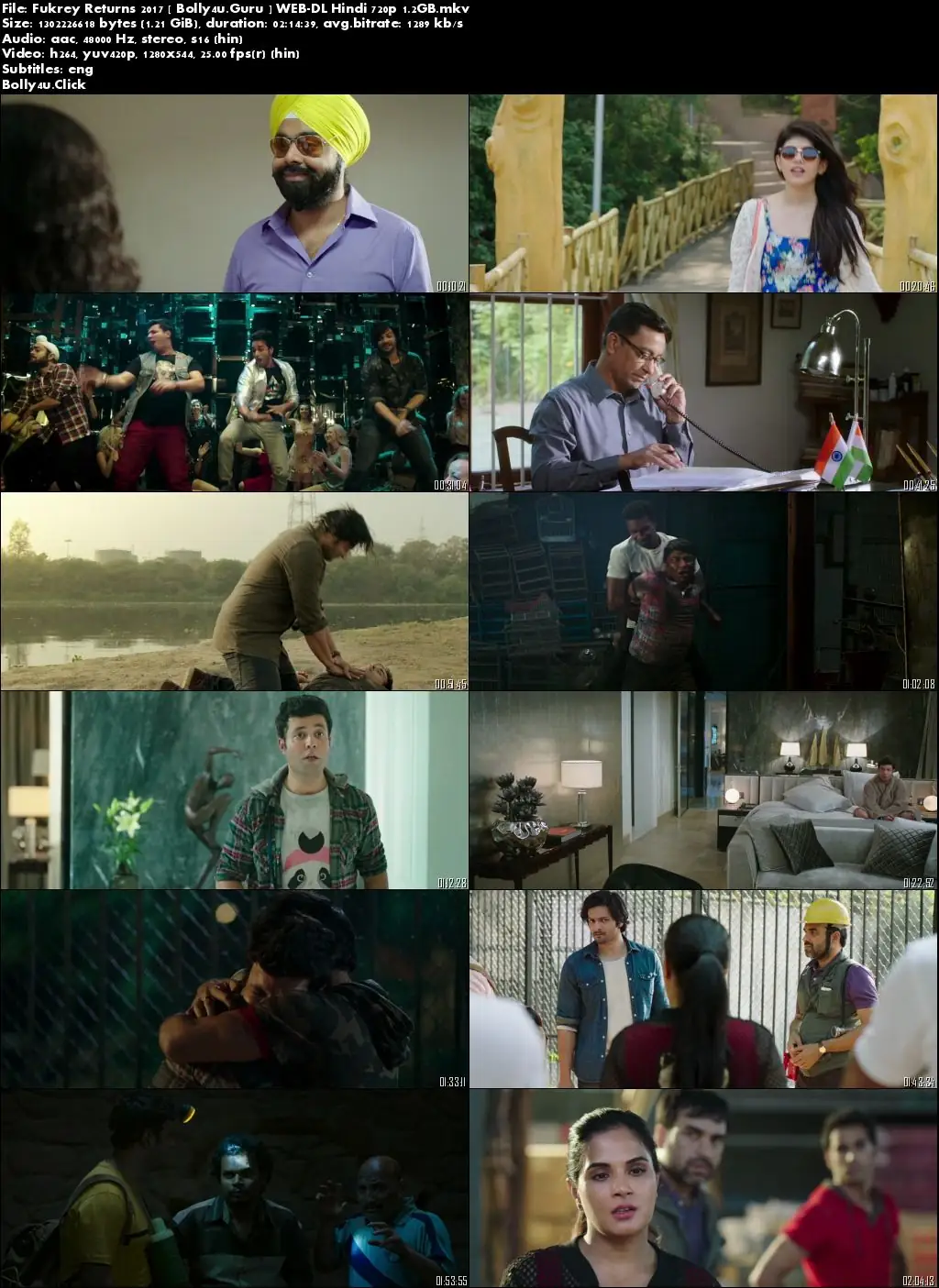 Fukrey Returns 2017 WEB-DL 1.2GB Hindi 720p Download