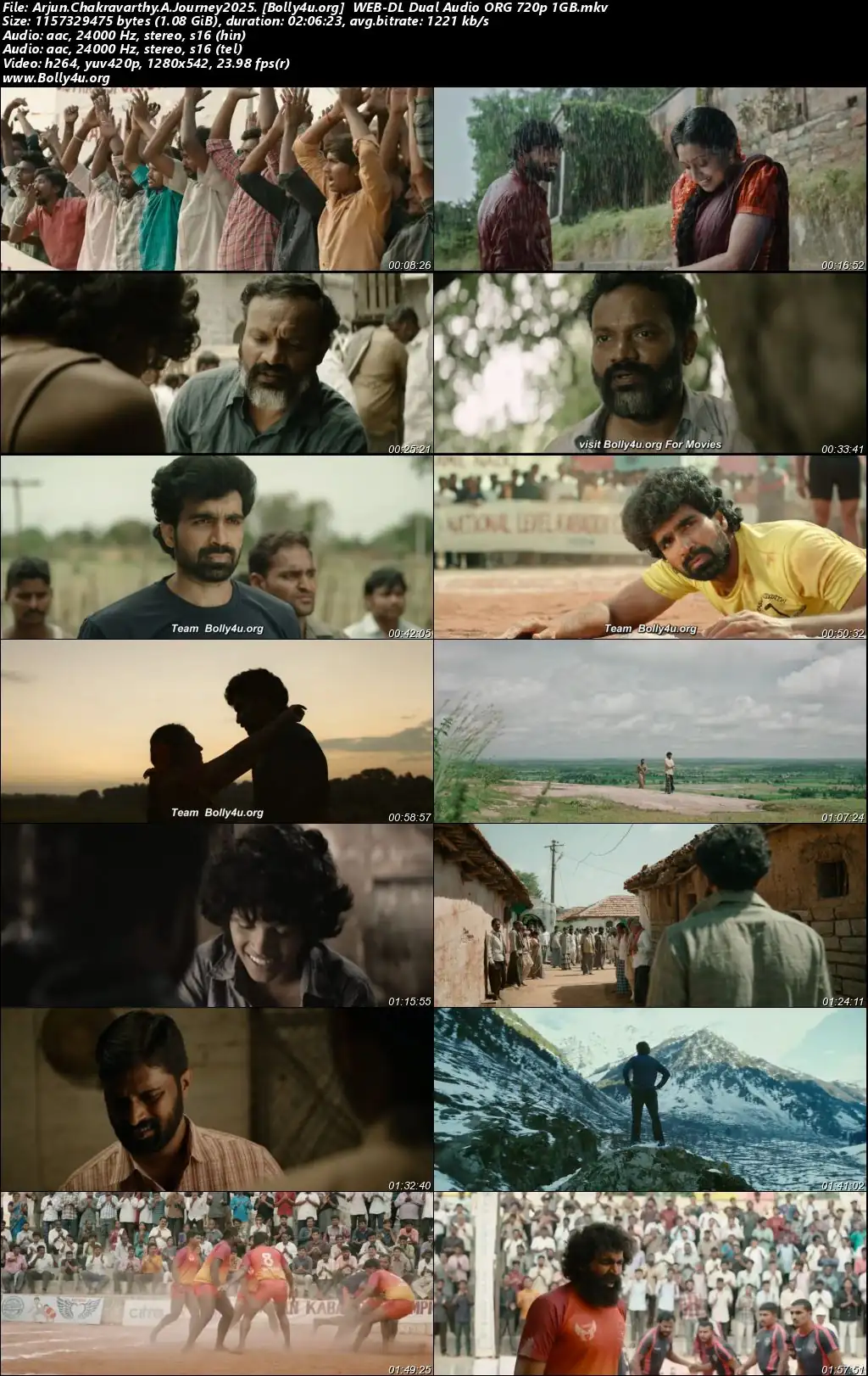 Arjun Chakravarthy 2025 WEB-DL UNCUT Hindi Dual Audio ORG Full Movie Download 1080p  720p  480p