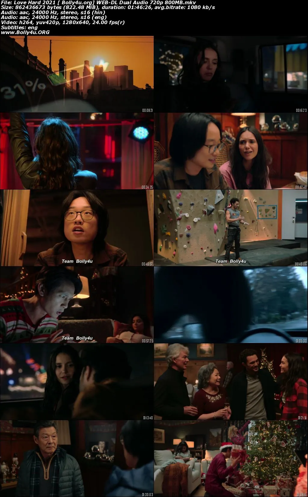 Love Hard 2021 WEB-DL 800Mb Hindi Dual Audio ORG 720p Download