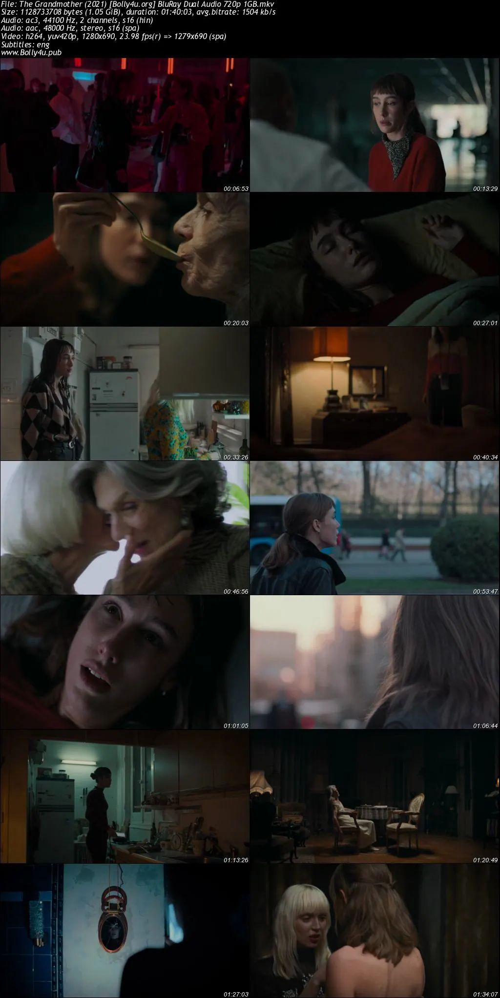 The Grandmother 2021 BluRay Hindi Dual Audio Full Movie Download 720p  480p