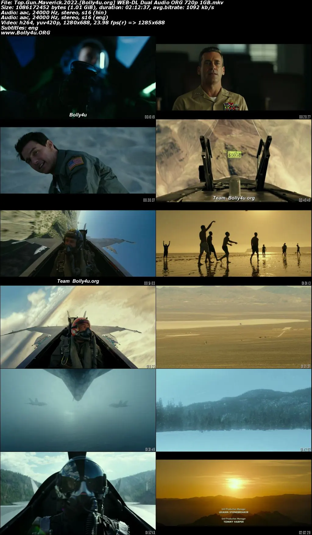 Top Gun Maverick 2022 WEB-DL Hindi Dual Audio ORG Full Movie Download 1080p  720p  480p