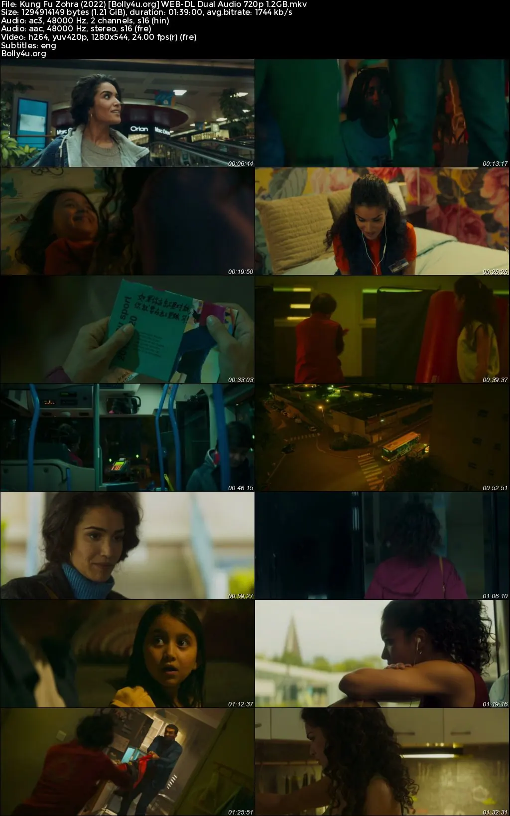 Kung Fu Zohra 2022 WEB-DL Hindi Dual Audio Full Movie Download 720p  480p