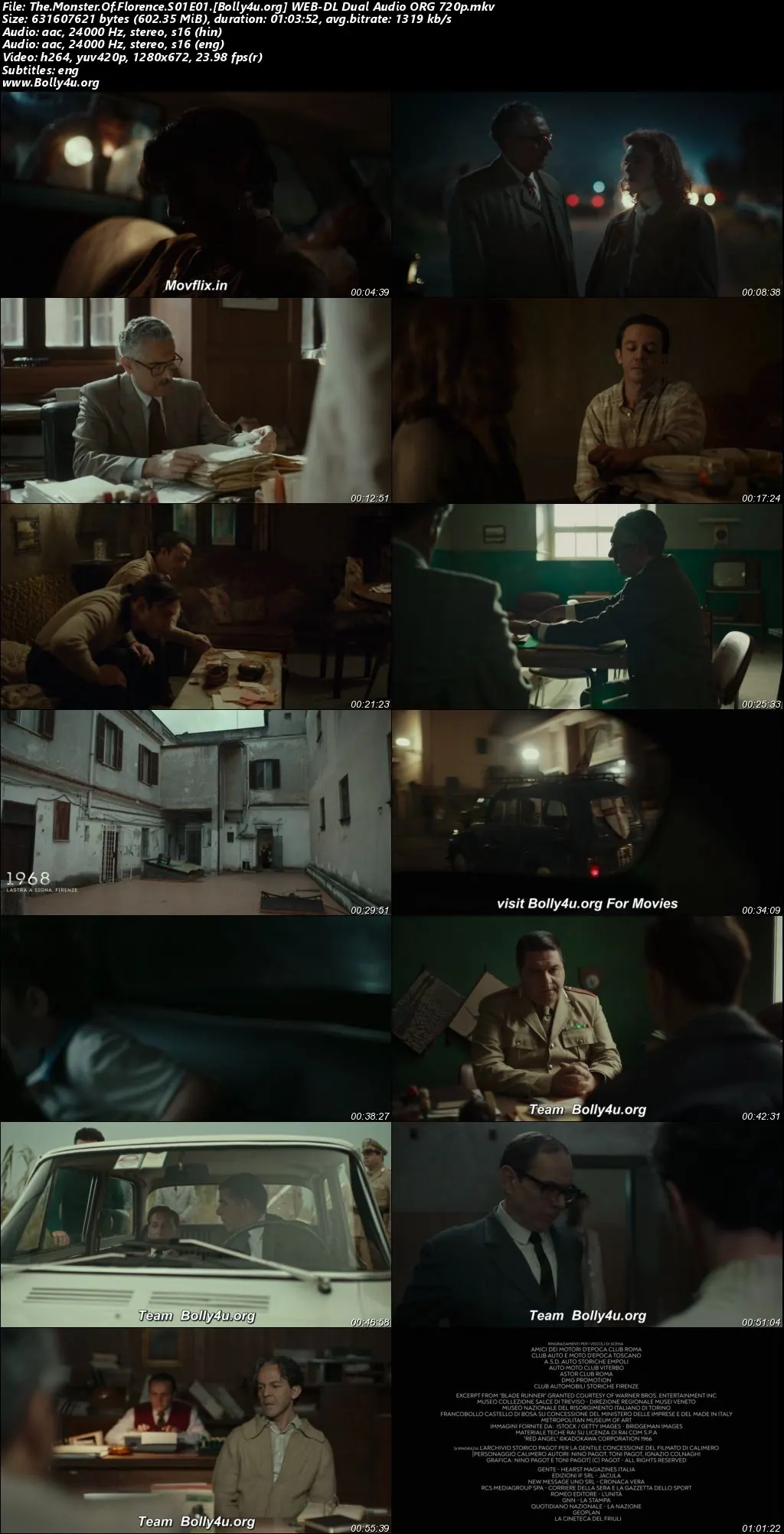 The Monster Of Florence 2025 WEB-DL Hindi Dual Audio ORG S01 Complete Download 720p  480p