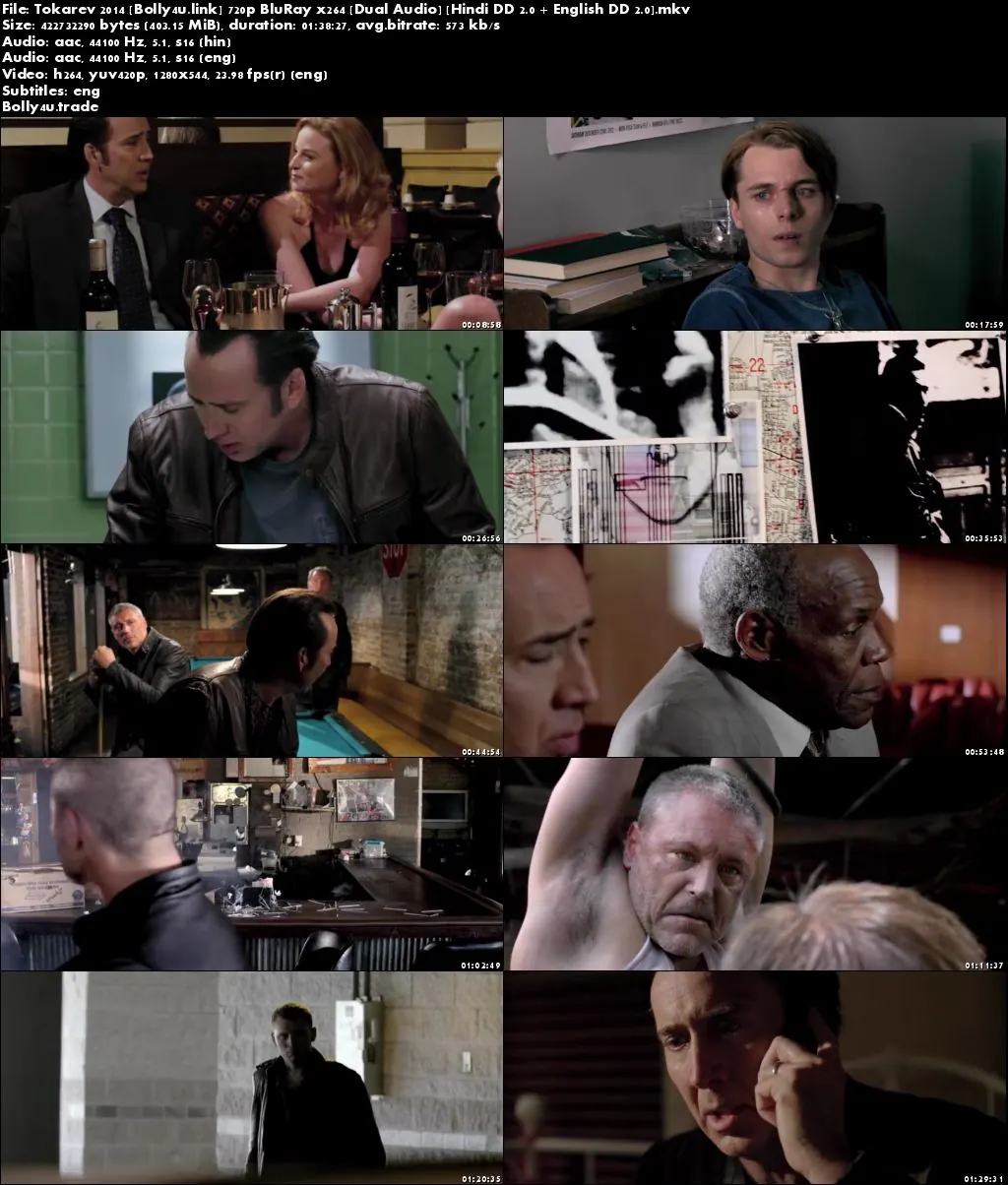 Tokarev 2014 BluRay 400MB Hindi Dual Audio 720p ESub Download