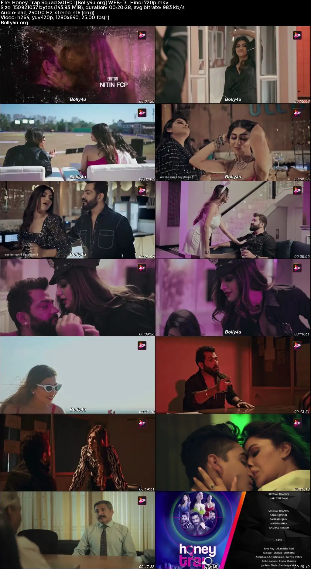 Honey Trap Squad 2023 WEB-DL Hindi S01 Complete Download 720p  480p