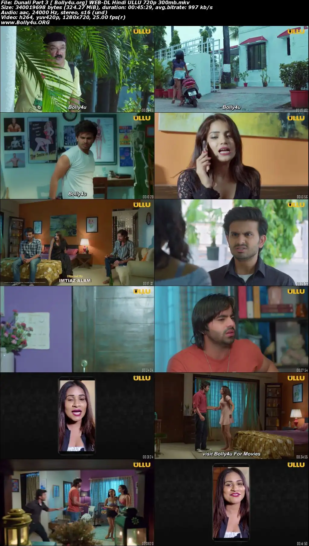 Dunali 2021 WEB-DL 300Mb Hindi Part 3 ULLU 720p Download