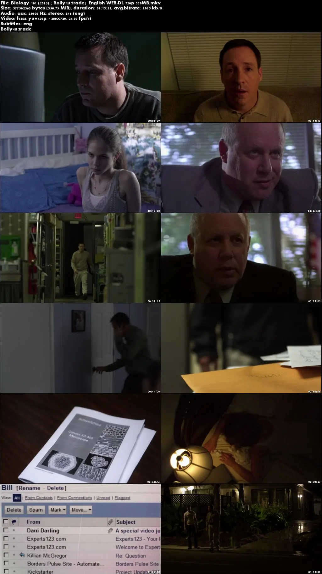  Biology 101 2013 WEB-DL 200Mb English 480p ESub Download