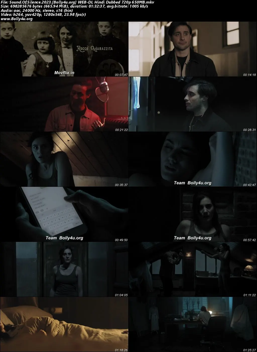 Sound Of Silence 2023 WEB-DL Hindi Dubbed ORG Full Movie Download 1080p  720p  480p