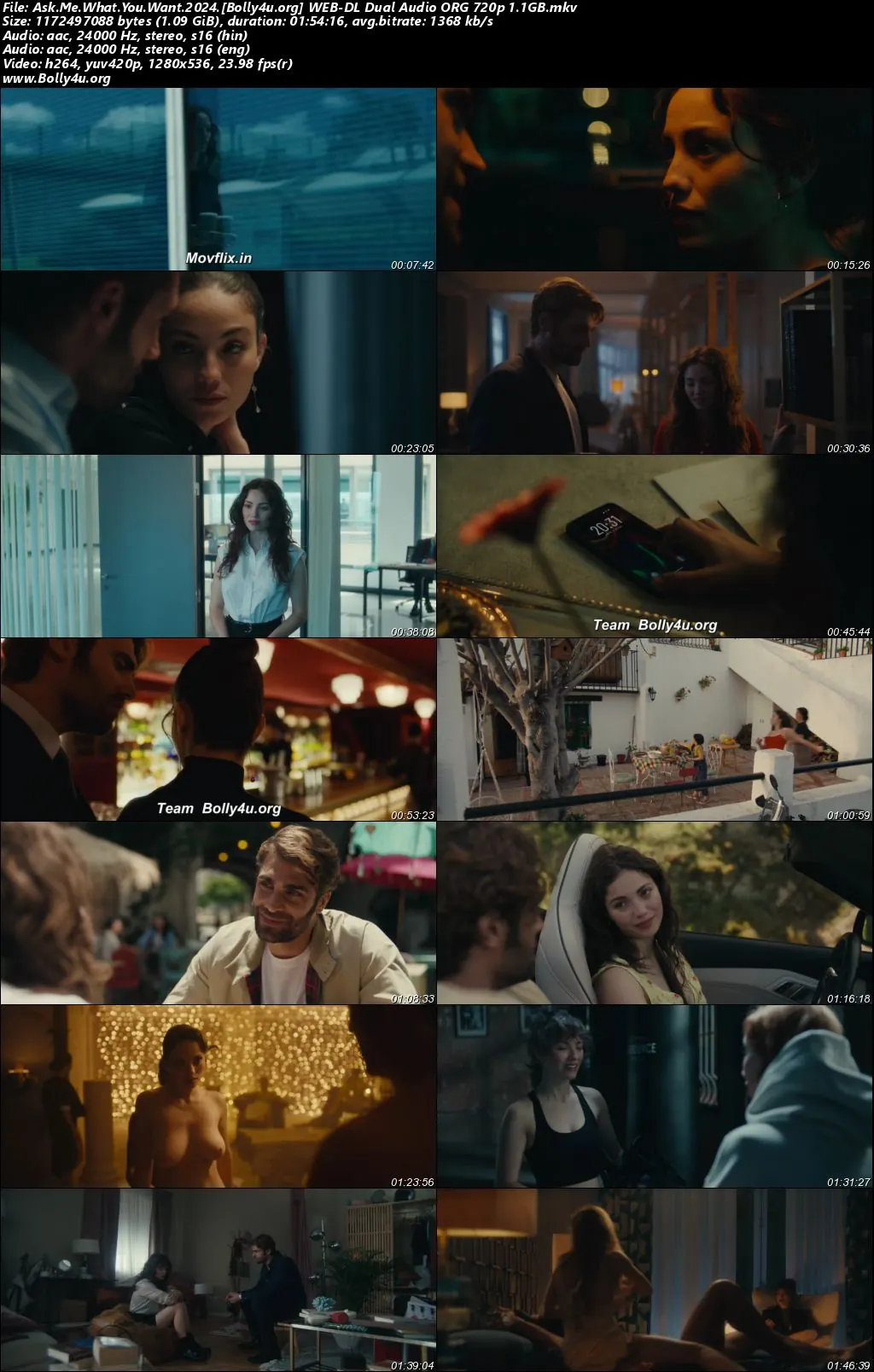 Ask Me What You Want 2024 WEB-DL Hindi Dual Audio ORG Full Movie Download 1080p  720p  480p