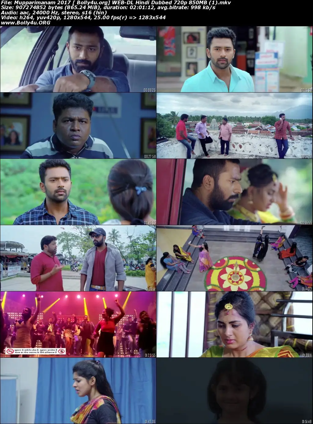 Mupparimanam 2017 WEB-DL 850MB Hindi Dubbed 720p Download