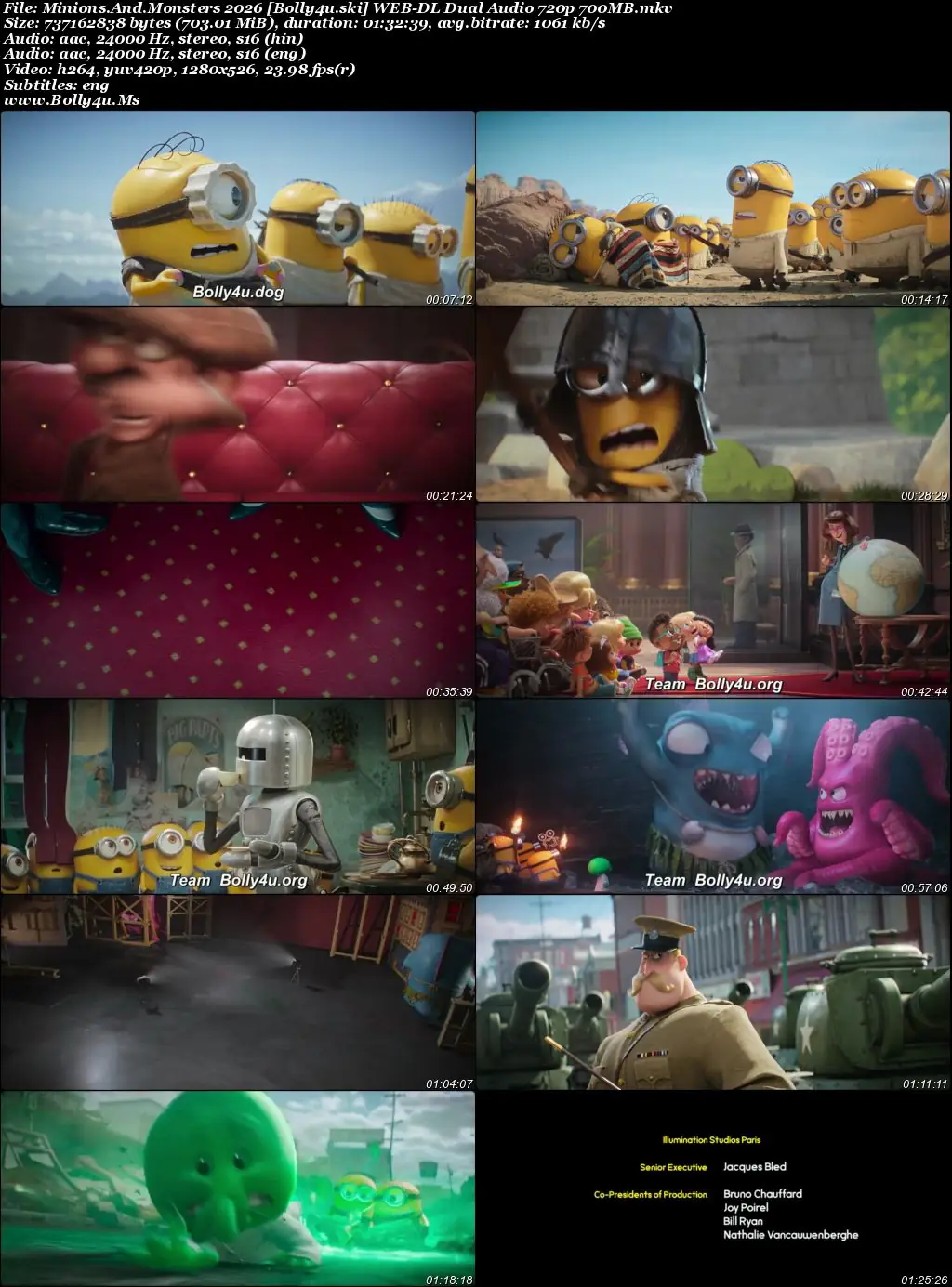 Minions And Monsters 2026 WEB-DL Hindi Dual Audio ORG Full Movie Download 1080p  720p  480p