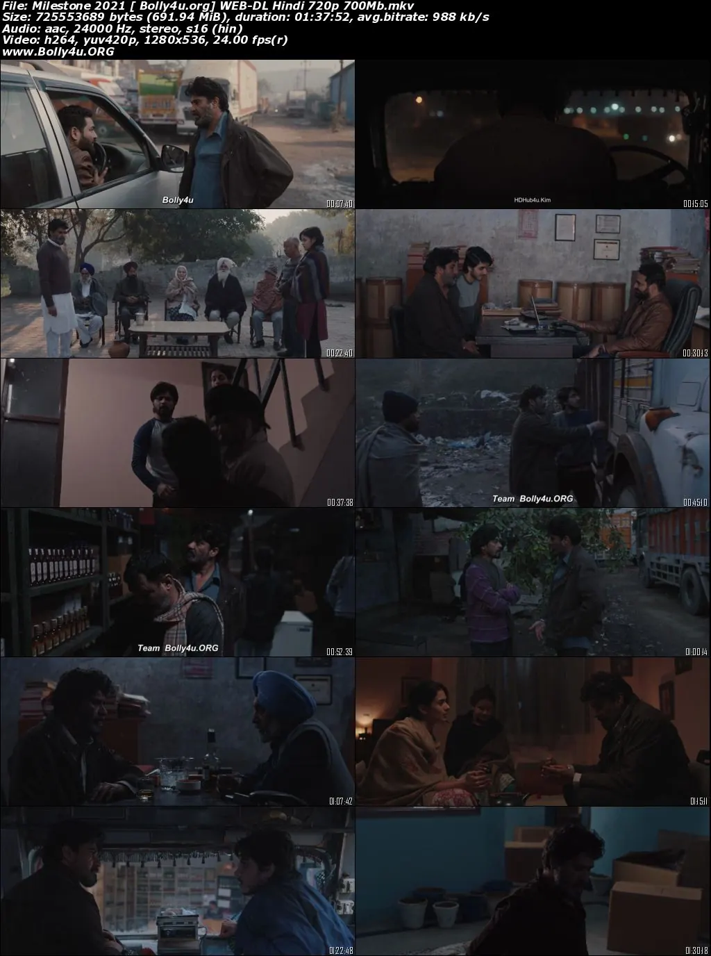 Milestone 2021 WEB-DL 300Mb Hindi Movie Download 480p