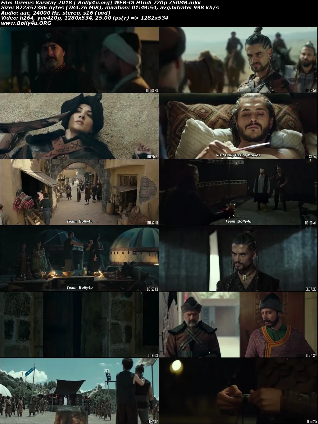 Direnis Karatay 2018 WEB-DL Hindi Dubbed 720p 480p Download