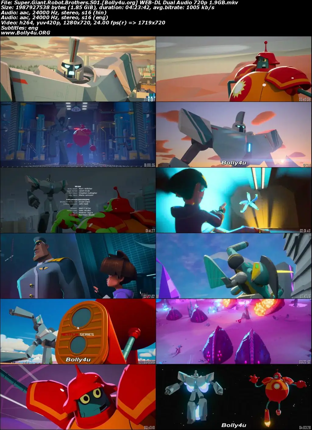 Super Giant Robot Brothers 2022 WEB-DL Hindi Dual Audio S01 Complete Download 720p  480p