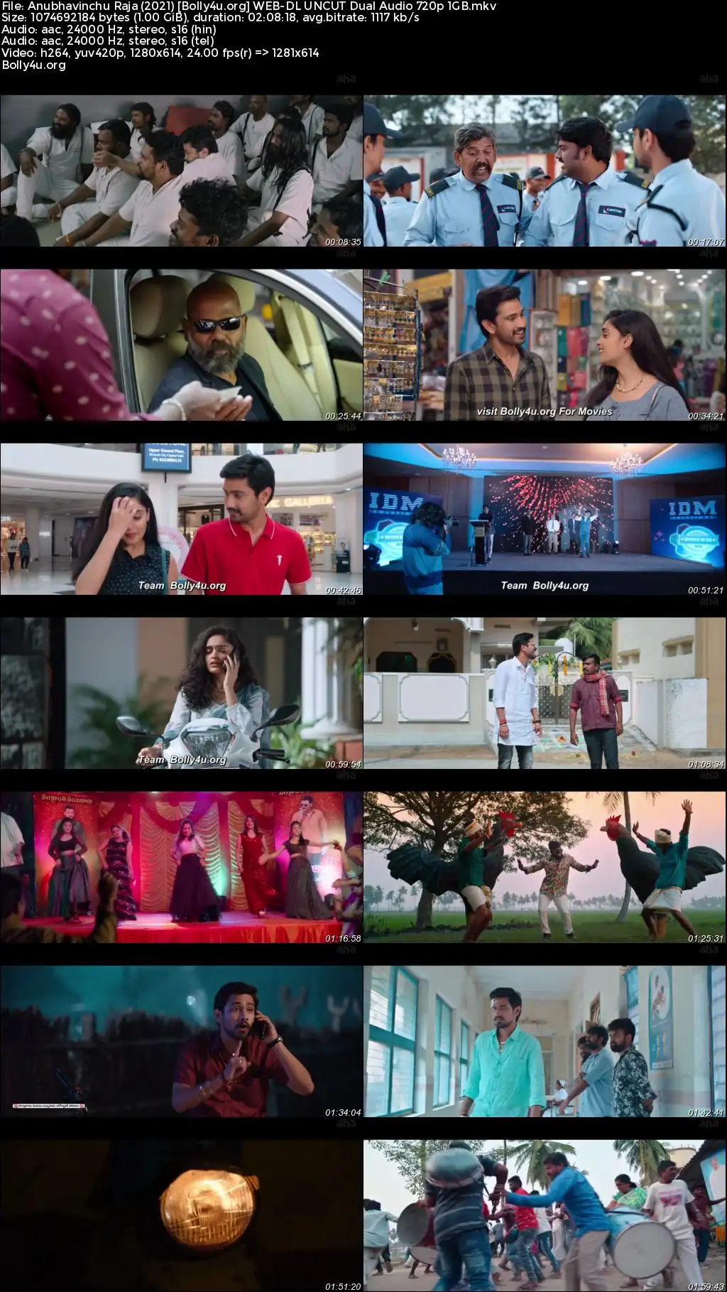 Anubhavinchu Raja 2021 WEB-DL UNCUT Hindi Dual Audio ORG Full Movie Download 1080p  720p  480p