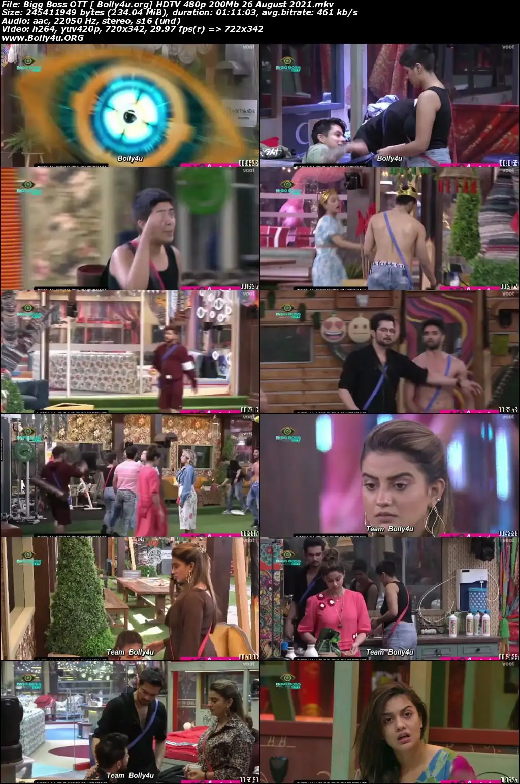 Bigg Boss OTT HDTV 480p 200Mb 26 August 2021 Download