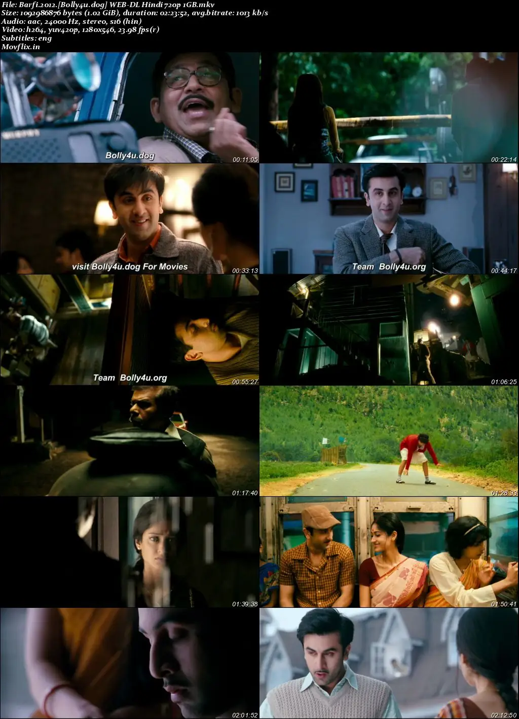 Barfi 2012 WEB-DL Hindi Full Movie Download 1080p  720p  480p