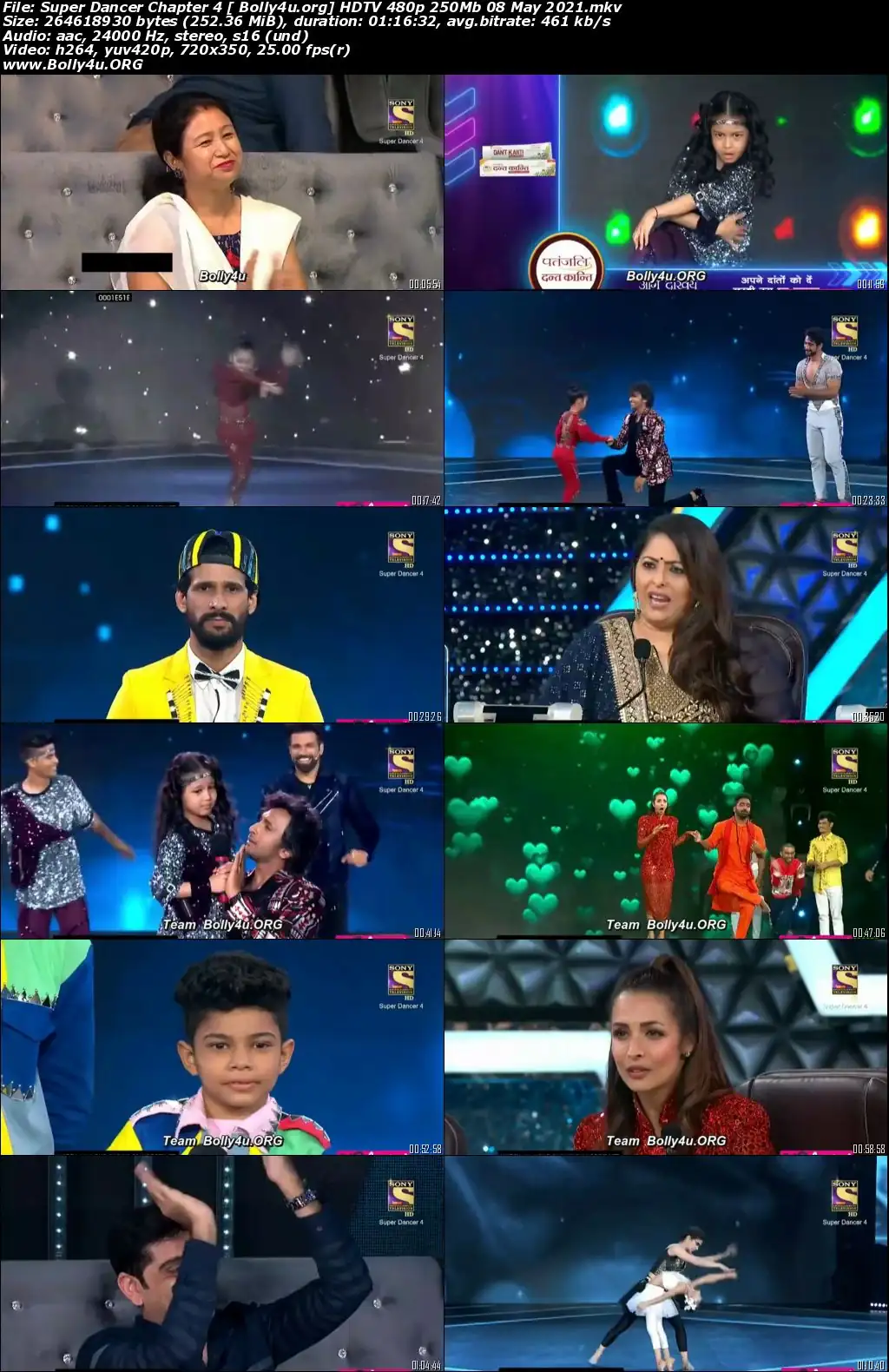 Super Dancer Chapter 4 HDTV 480p 250Mb 08 May 2021 Download