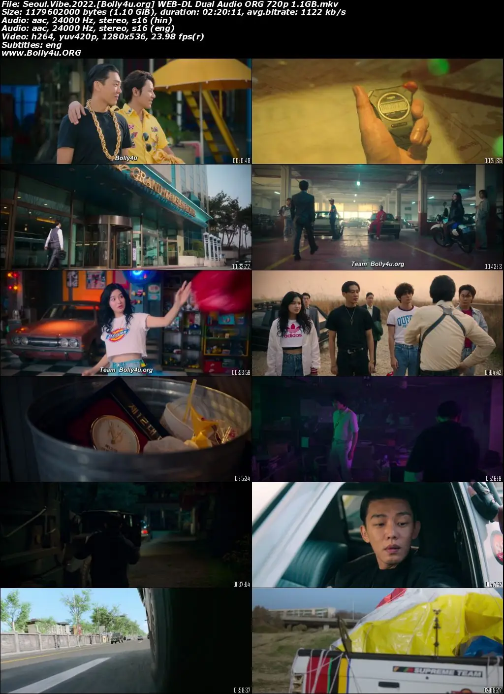 Seoul Vibe 2022 WEB-DL Hindi Dual Audio ORG Full Movie Download 1080p  720p  480p