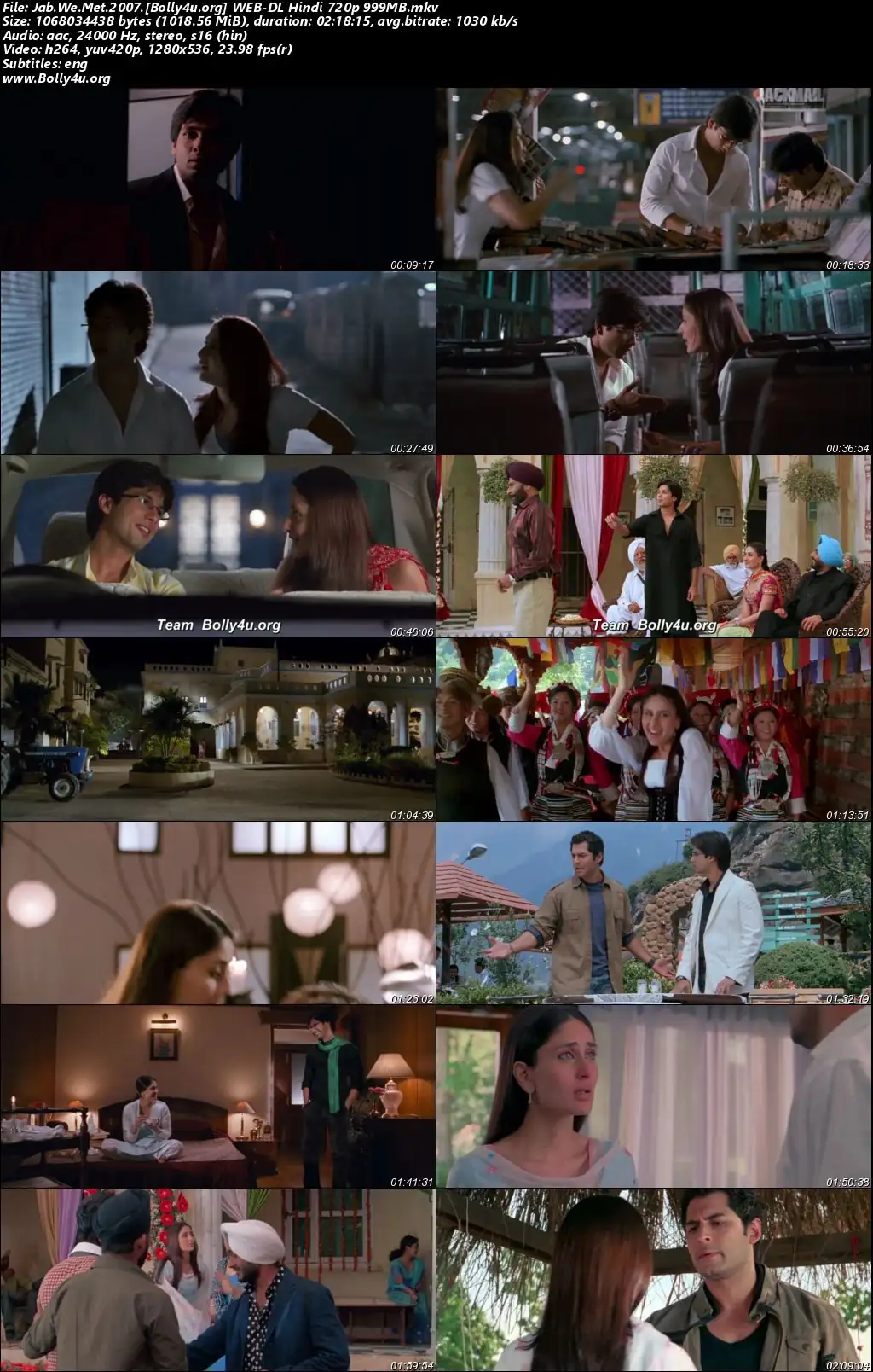 Jab We Met 2007 WEB-DL Hindi Full Movie Download 1080p  720p  480p