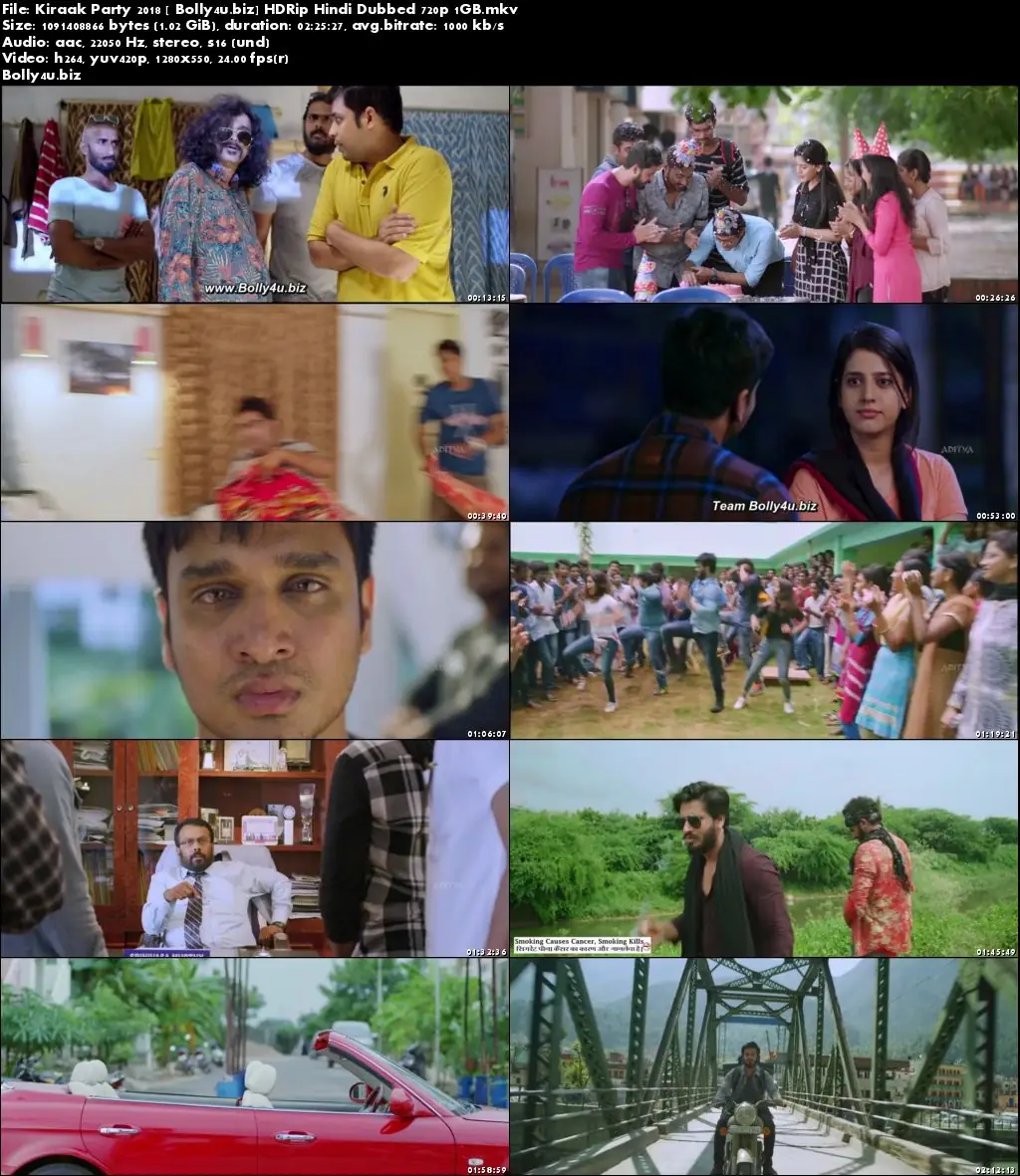 Kirrak Party 2018 HDRip 1Gb Hindi Dubbed 720p Download
