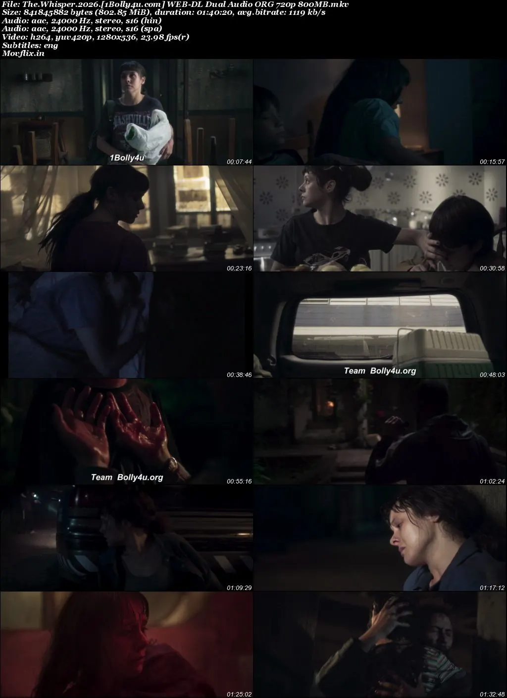 The Whisper 2026 WEB-DL Hindi Dual Audio ORG Full Movie Download 1080p  720p  480p