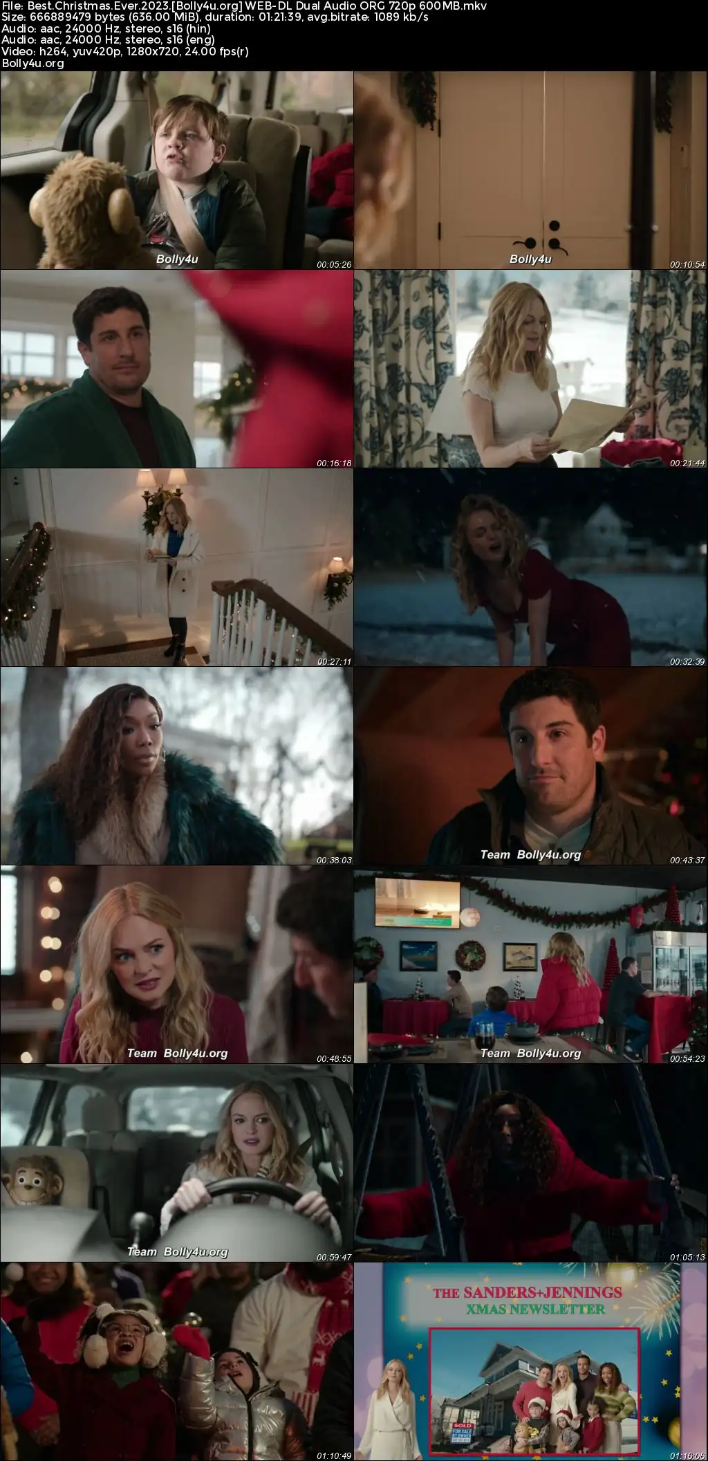 Best Christmas Ever 2023 WEB-DL Hindi Dual Audio ORG Full Movie Download 1080p  720p  480p