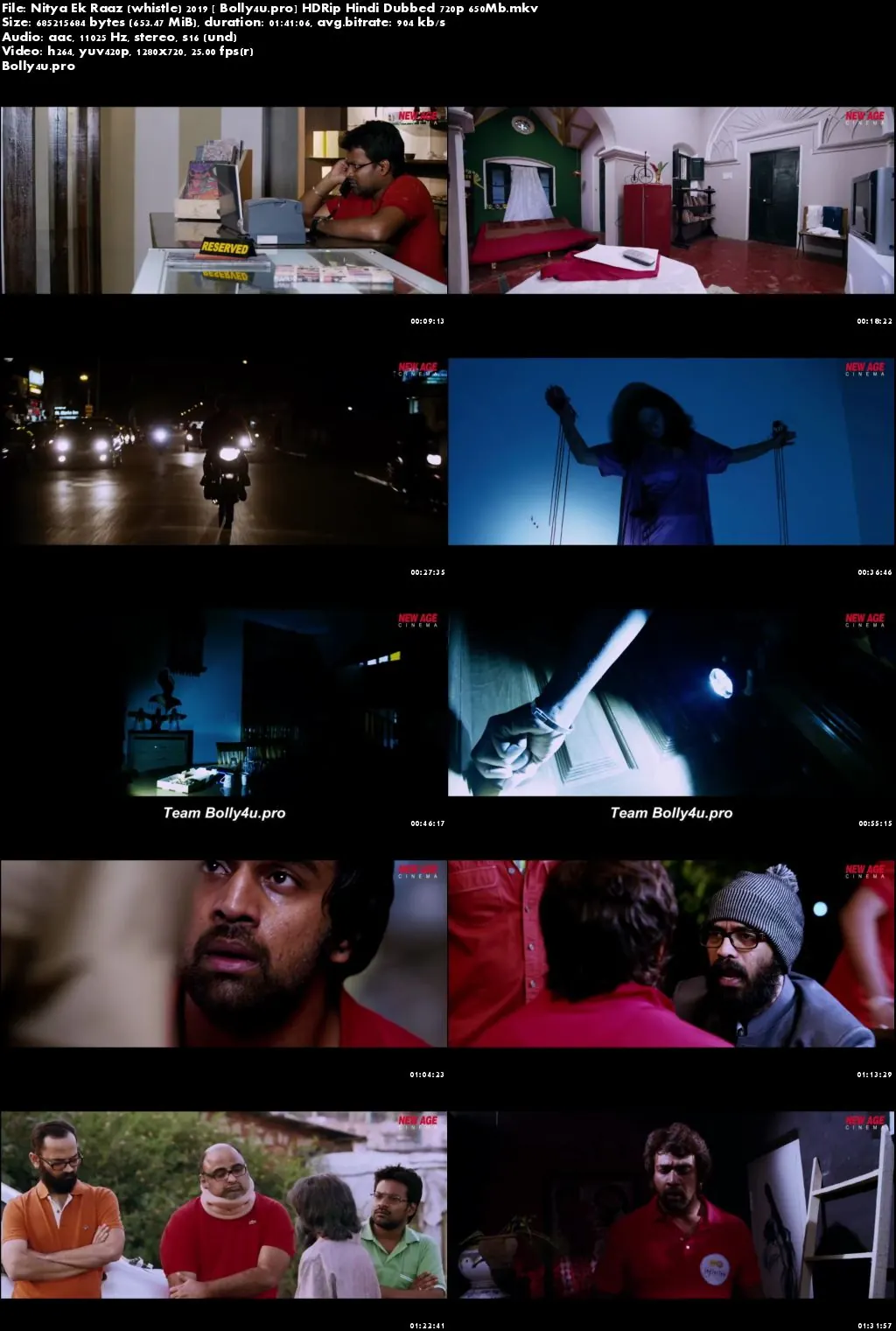 Nitya Ek Raaz 2019 HDRip 650Mb Hindi Dubbed 720p Download